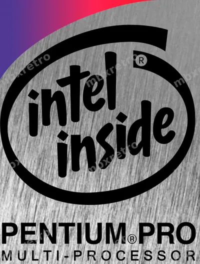 intel Pentium Pro multi-processor metallic